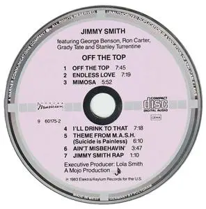 Jimmy Smith - Off The Top (1982) [1987, Reissue] {W.-Germany Target CD}