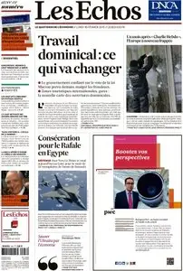 Les Echos + Les Echos Business du Lundi 16 Fevrier 2015