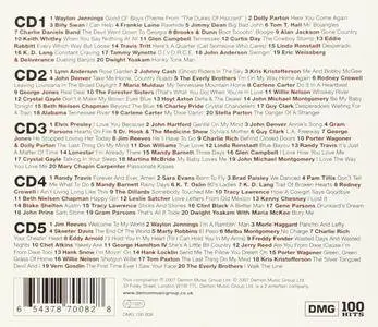 Various Artists - 100 Hits Country [5CD] (2007)