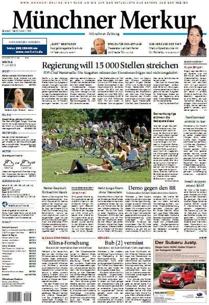 Münchner Merkur vom 7. Juni 2010