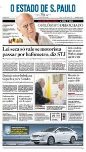 Jornal O Estado de São Paulo - 29 de março de 2012 - Quinta 