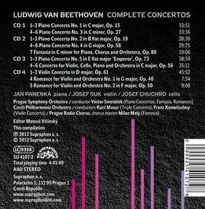 Josef Suk, Jan Panenka, Josef Chuchro - Beethoven: Concertos (2012)