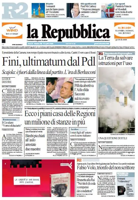 La Repubblica (03-12-09)