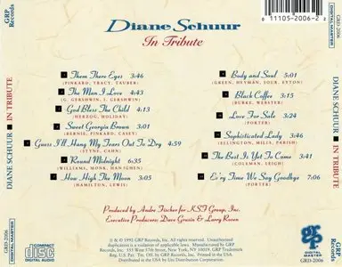 Diane Schuur - In Tribute (1992) {GRP}