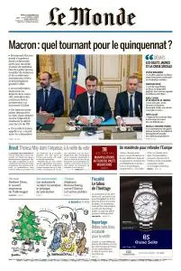 Le Monde du Mardi 11 Décembre 2018