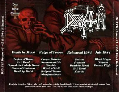 Death - Demos #1 #2 & 1984 Rehearsals (2003)