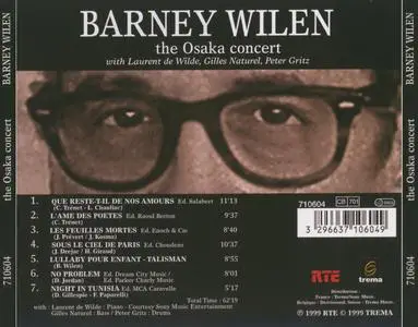 Barney Wilen - The Osaka Concert (1999) {Trema ‎710604 rec 1994}
