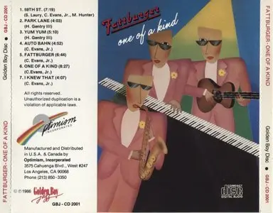 Fattburger - One Of A Kind (1986)