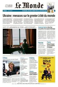 Le Monde du Dimanche 8 et Lundi 9 Mai 2022