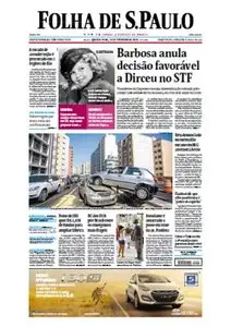 Jornal Folha de São Paulo - 12 de fevereiro de 2014 - Quarta