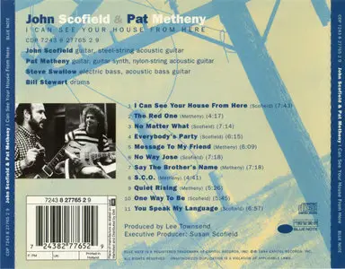 John Scofield & Pat Metheny - I Can See Your House From Here (1994) {Blue Note}