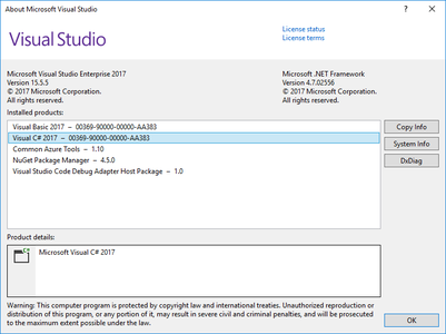 Microsoft Visual Studio 2017 v15.5.5 Multilingual