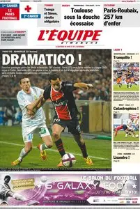 L'Equipe Edition du Dimanche 8 Avril 2012