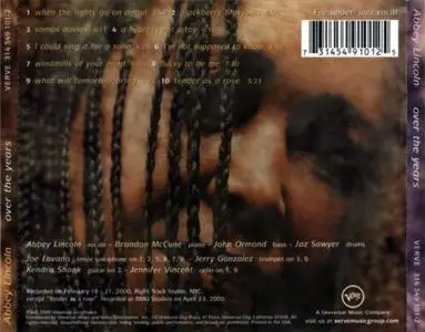 Abbey Lincoln - Over The Years (2000) {Universal Jazz France}