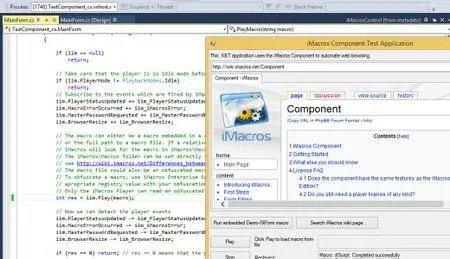 iMacros WebBrowser Component for NET v11.5.498.2403