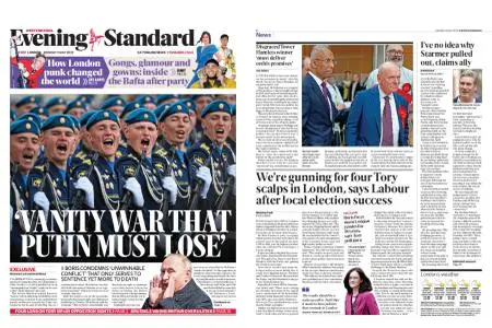 London Evening Standard – May 09, 2022
