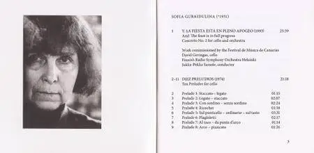 Sofia Gubaidulina - And: The feast is in full progress - Ten Preludes for cello (1995) {col legno WWE 1CD 31881}