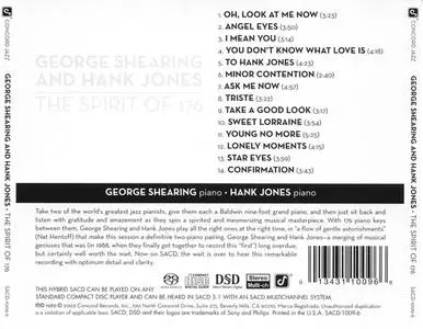 George Shearing & Hank Jones - The Spirit Of 176 (1988) {2003 Concord Jazz}