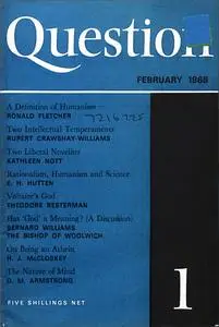 New Humanist - Question, February 1968