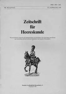 Zeitschrift fur Heereskunde 1996-07/09 (381)