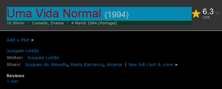 Uma Vida Normal / Just a Normal Life (1994)