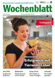 Bayerisches Landwirtschaftliches Wochenblatt Ostbayern - 12 Januar 2018