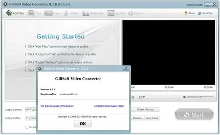 GiliSoft Video Converter 8.7.0 DC 07.05.2014