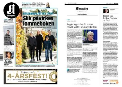 Aftenposten – 09. oktober 2018