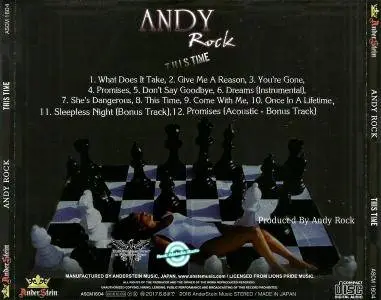 Andy Rock - This Time (2016) {Japanese Edition}