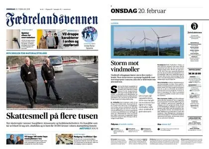Fædrelandsvennen – 20. februar 2019