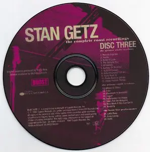 Stan Getz - The Complete Roost Recordings (1950-1954) {3CD Set Blue Note, Ron McMaster Remaster rel 1997}