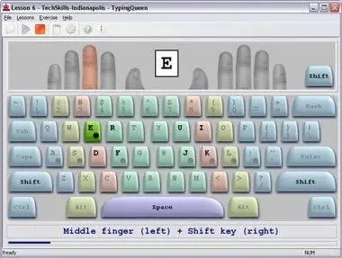 Typing Queen for fast typing skills (Typing Tutor 6.1)