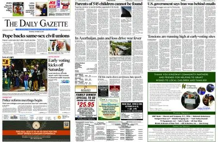 The Daily Gazette – October 22, 2020