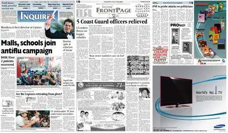 Philippine Daily Inquirer – May 26, 2009