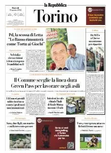 la Repubblica Torino - 31 Agosto 2021