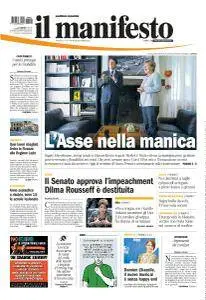 il Manifesto - 1 Settembre 2016