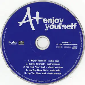 A+ - Enjoy Yourself (Universal, Kedar UND-56221) (GER 1998, Maxi)