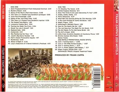 Frank Zappa - 200 Motels (1971) {2CD Rykodisc RCD 10513-14 rel 1997}