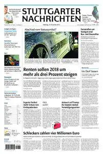 Stuttgarter Nachrichten Filder-Zeitung Leinfelden-Echterdingen/Filderstadt - 14. November 2017