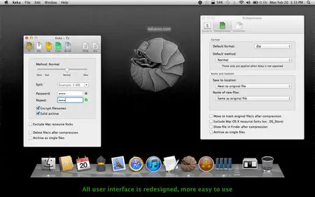 Keka v1.04 Multilingual Mac OS X