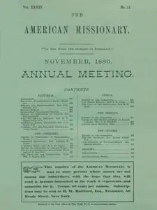 «The American Missionary, Volume 34, No. 11, November 1880» by Various