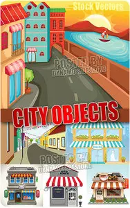 City Objects - Stock Vectors