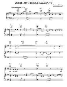 Your Love Is Extravagant - Casting Crowns, Darrell Evans (Piano-Vocal-Guitar)