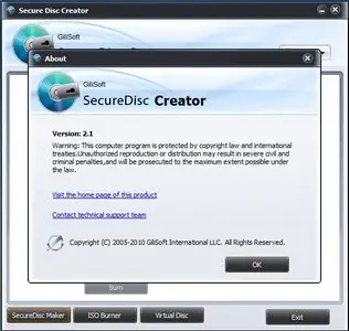 Secure Disc Creator v2.1