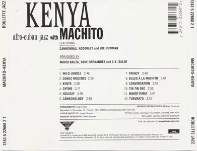 Machito - Kenya (1957) {1999 Roulette Jazz Remaster} (ft. Cannonball Adderley)
