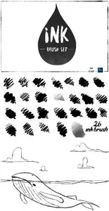 CreativeMarket - Super Ink Brush Set