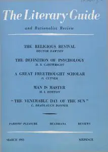 New Humanist - The Literary Guide, March 1953