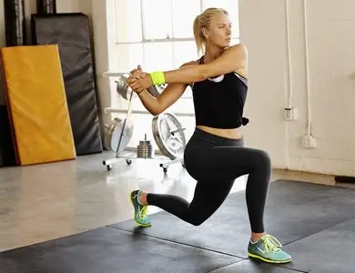 Maria Sharapova - Nike 'New Year's Crush Workout' Campaign