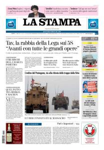 La Stampa - 12 Gennaio 2019