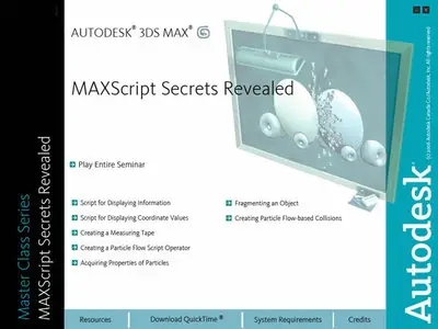 AUTODESK 3DS MAX – MAXSCRIPT SECRETS REVEALED